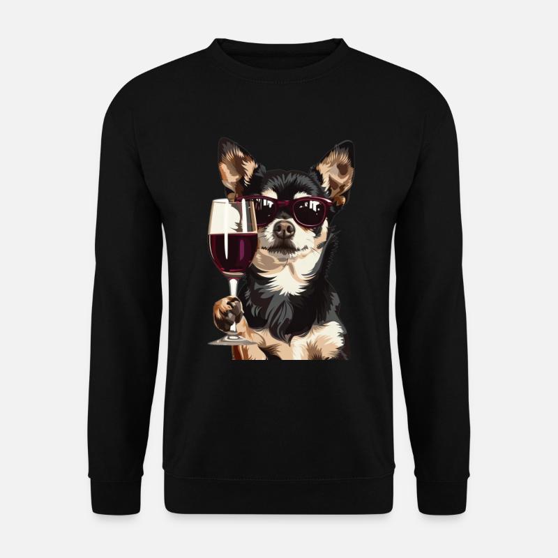 Chihuahua - Unisex Pullover - Schwarz