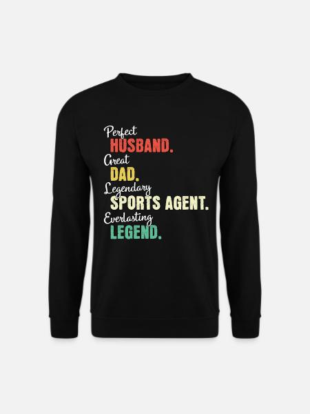 Papa agent sportif - Sweat-shirt Unisexe - noir