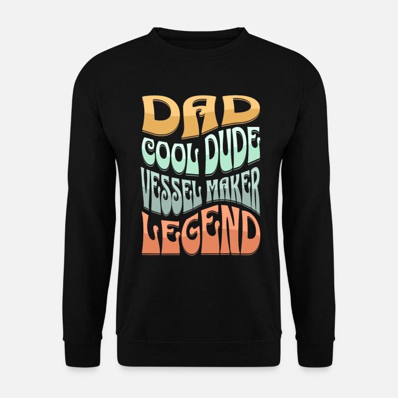 Papa Shipbuilder - Unisex Sweatshirt - black