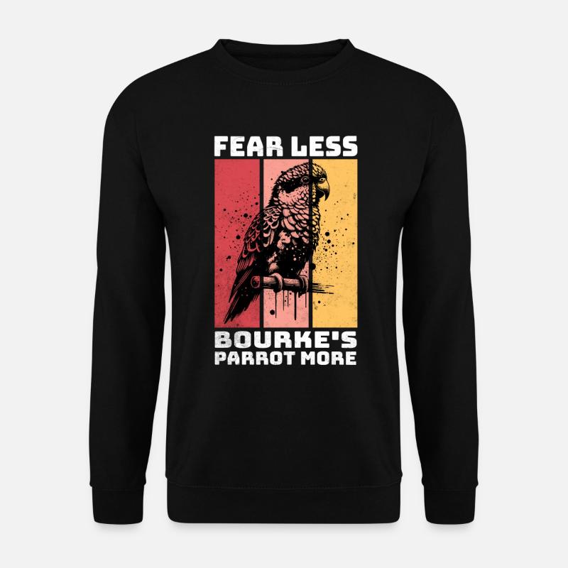 Bourke Parrot Bourke Parakeet - Unisex Sweatshirt - black