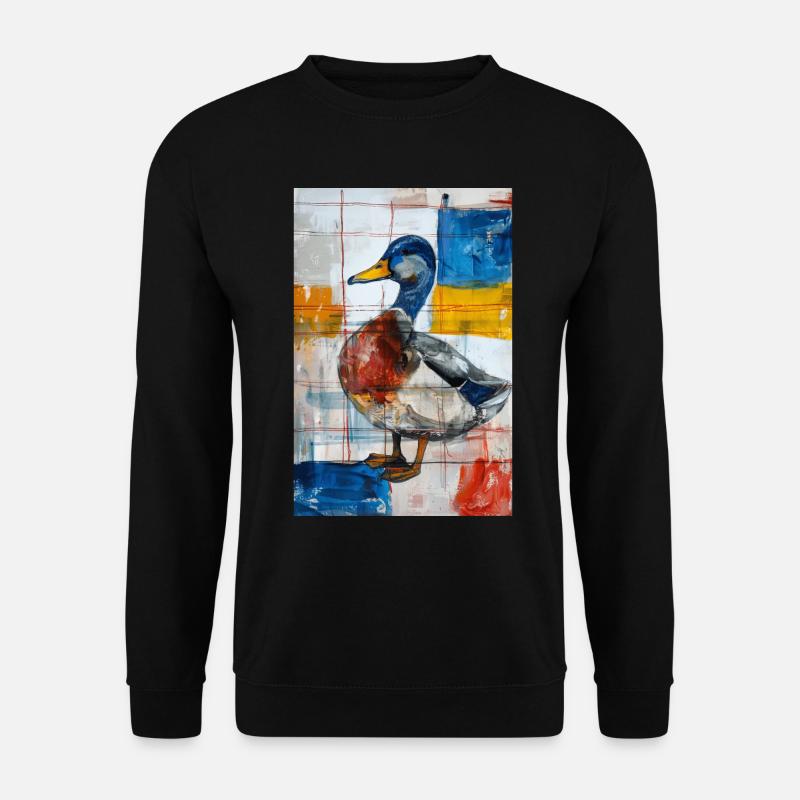 Ente - Unisex Pullover - Schwarz