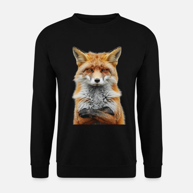 Fuchs - Unisex Pullover - Schwarz
