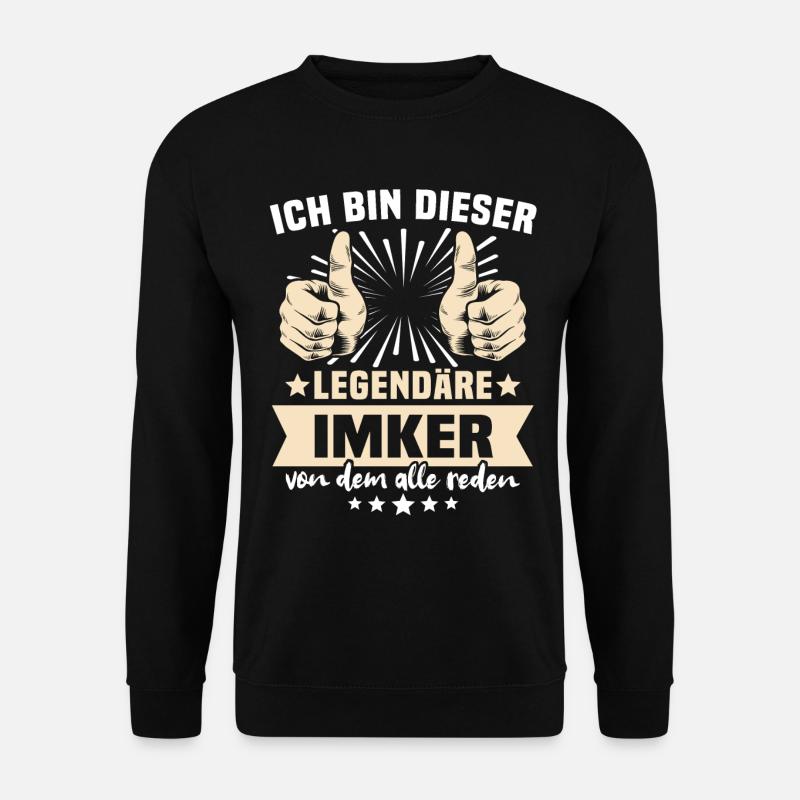 Imker Sprüche - Unisex Pullover - Schwarz