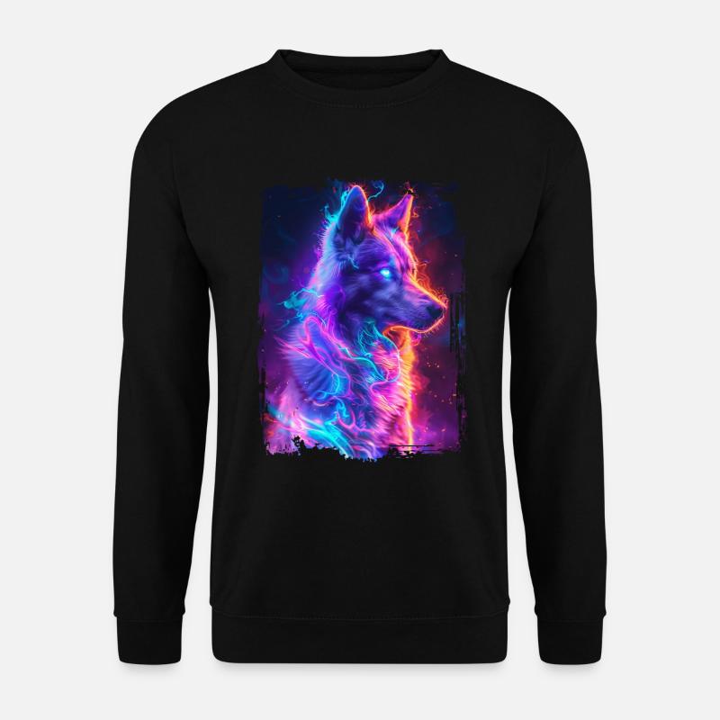 Hund - Unisex Pullover - Schwarz