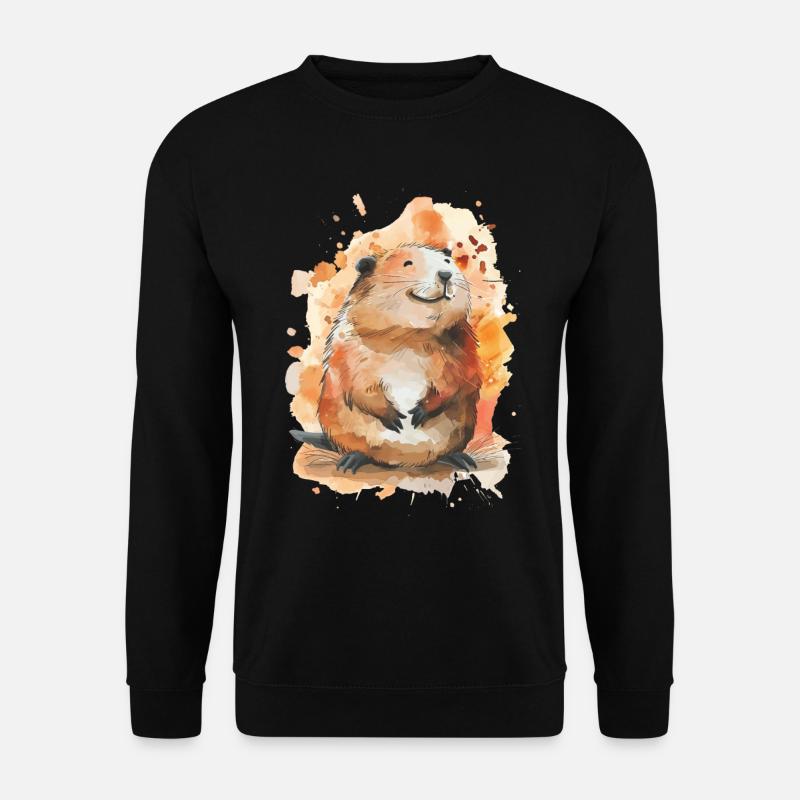 Biber - Unisex Pullover - Schwarz