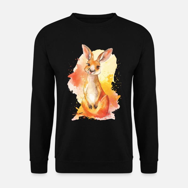 Känguru - Unisex Pullover - Schwarz