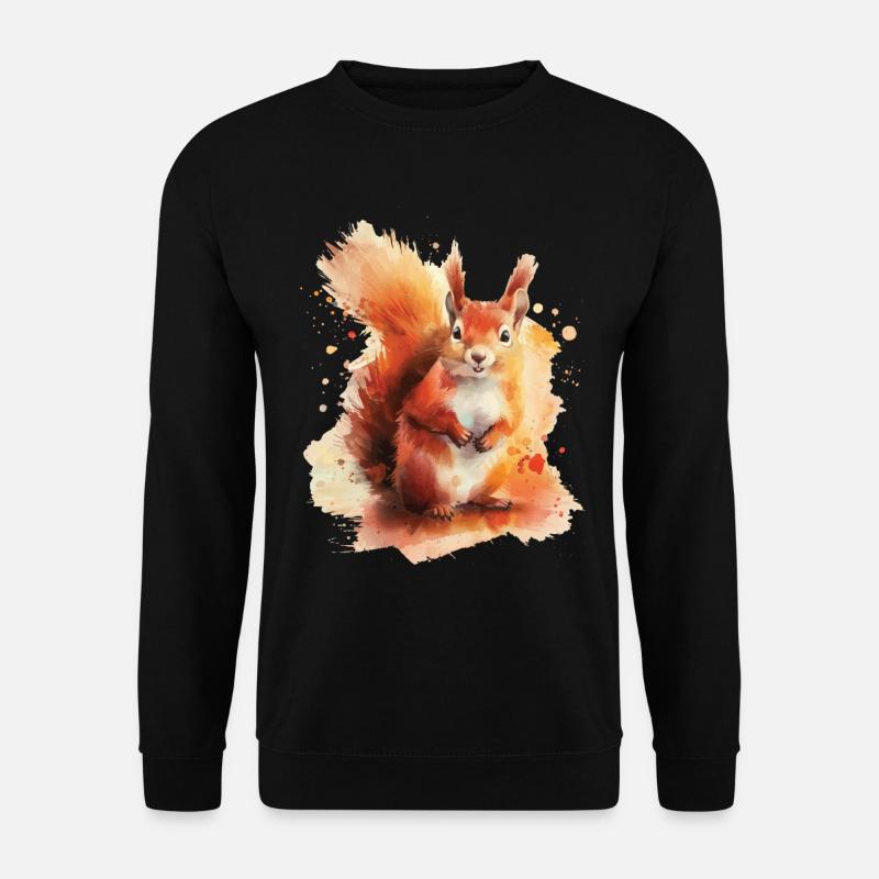 Eichhörnchen - Unisex Pullover - Schwarz