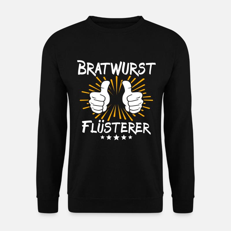 Bratwurst Spruch - Unisex Sweatshirt - black
