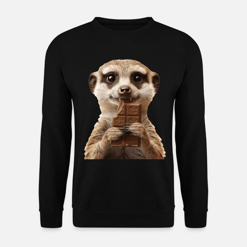 Erdmännchen - Unisex Pullover - Schwarz