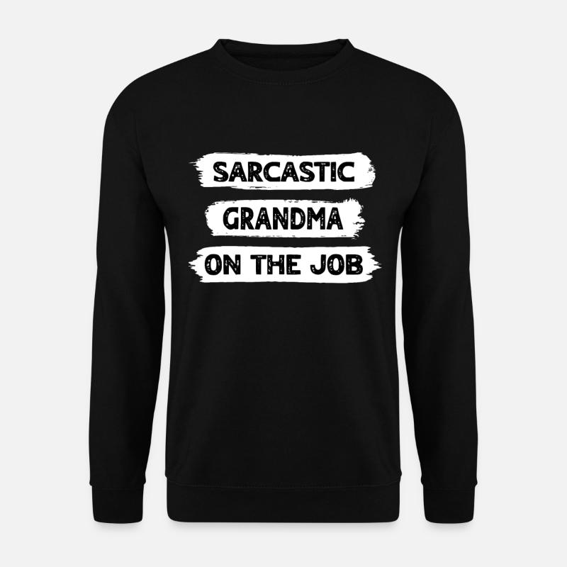 Sarkasmus Oma - Unisex Pullover - Schwarz