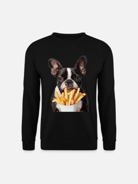 Boston Terrier - Unisex Pullover - Schwarz