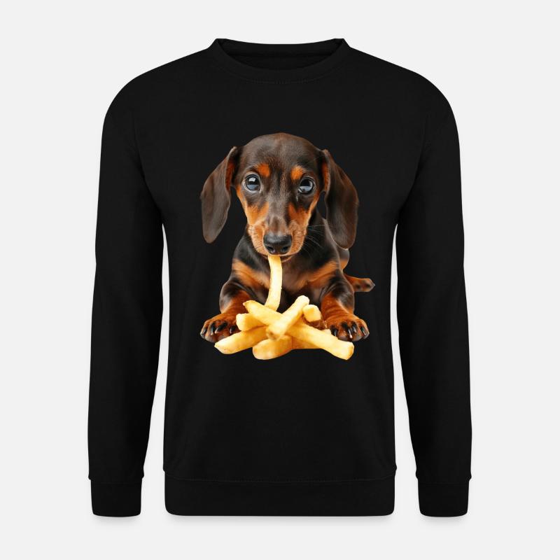 Dackel - Unisex Pullover - Schwarz