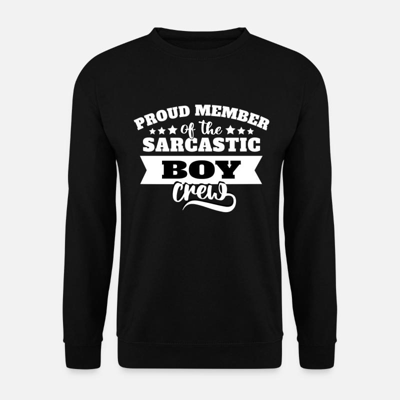 Young sarcasm - Unisex Sweatshirt - black