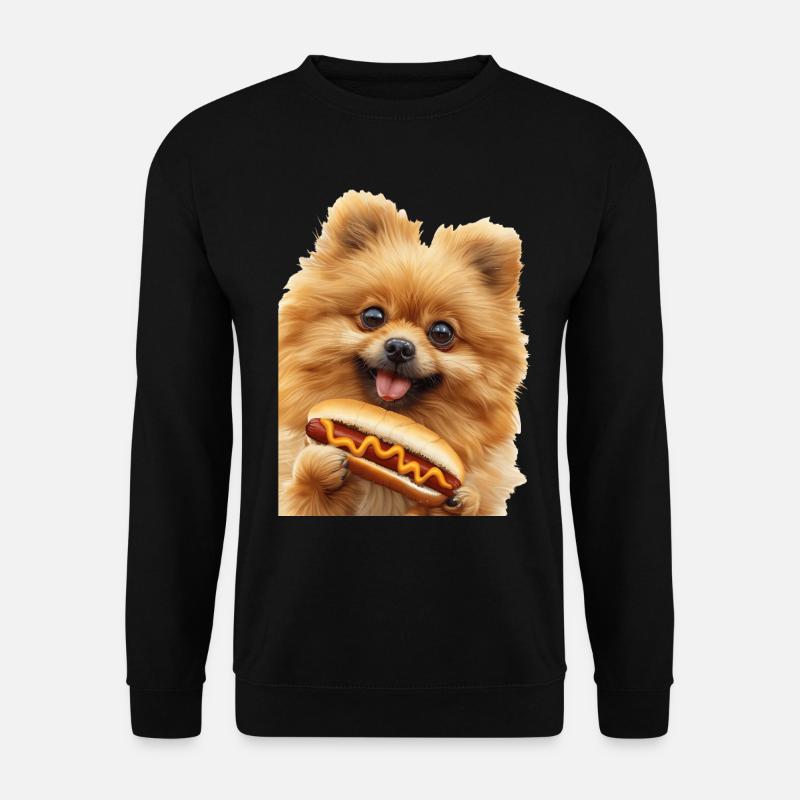 Zwergspitz - Unisex Pullover - Schwarz
