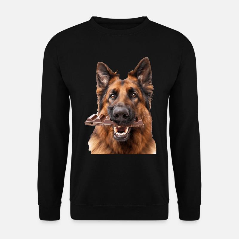 German Shepherd - Unisex Sweatshirt - black