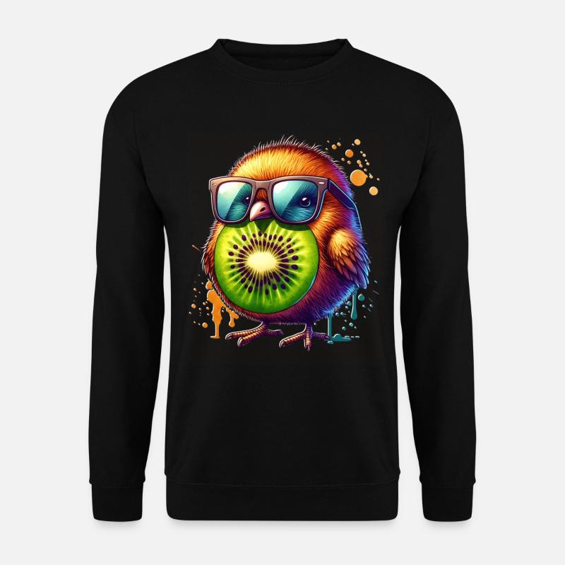Neuseeland Kiwi - Unisex Pullover - Schwarz