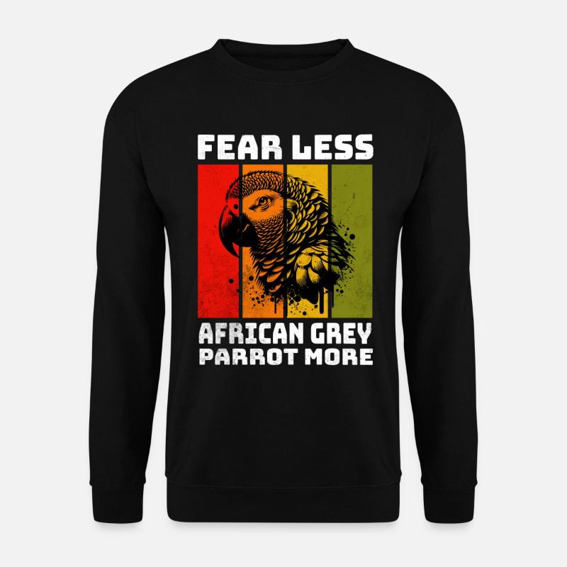 Grey Parrot Graupapagei - Unisex Sweatshirt - black