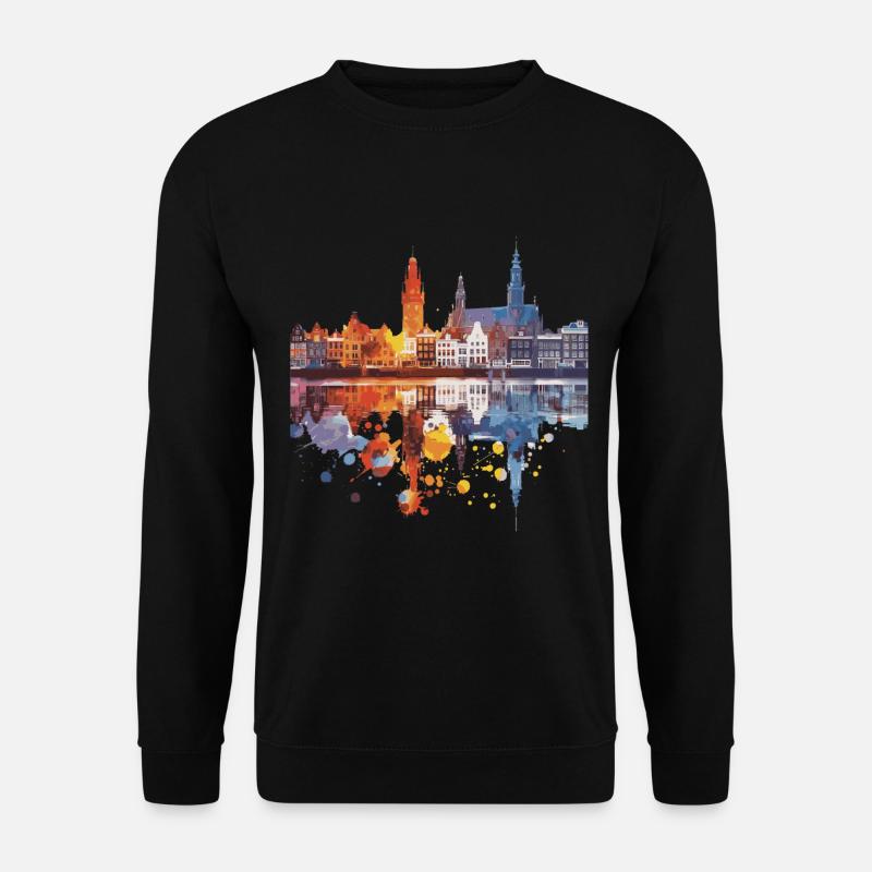 Gouda - Unisex Pullover - Schwarz