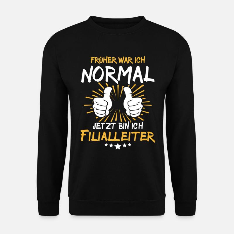 Directeur de succursale Spruch - Sweat-shirt Unisexe - noir