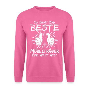 Best Furniture Carrier - Unisex Sweatshirt - pink - Front