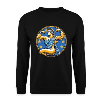 Une Europe forte et belle - Sweat-shirt Unisexe - noir - Devant - Alina (178cm) & Michal (187cm)