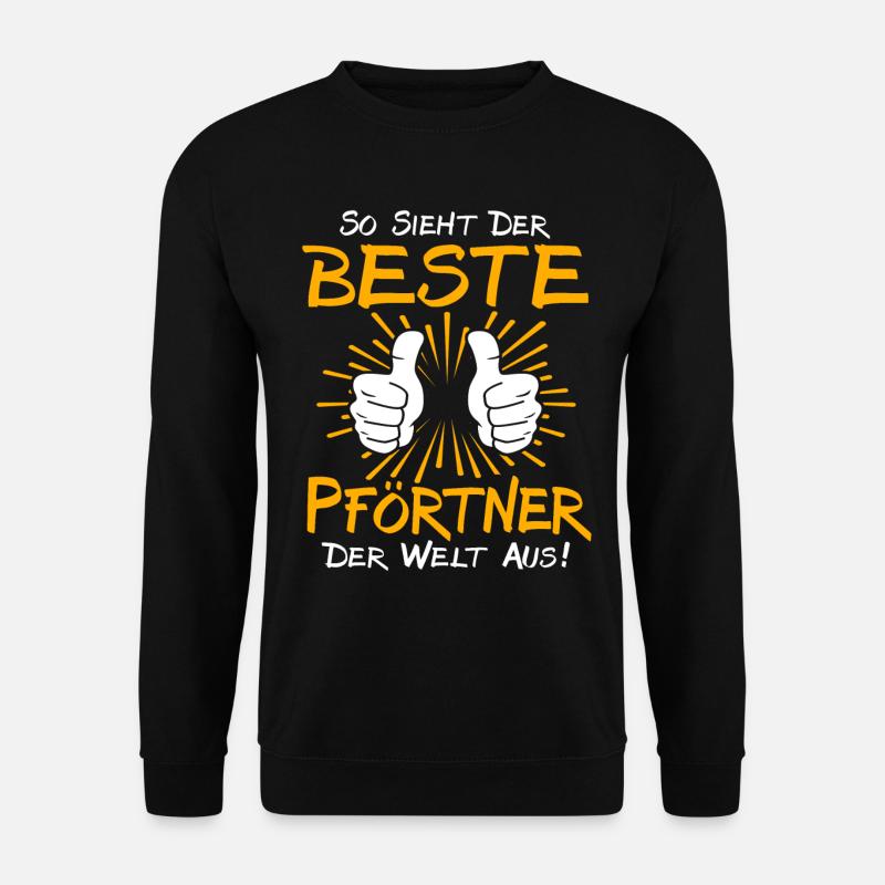 Pförtner Geschenkidee - Unisex Pullover - Schwarz