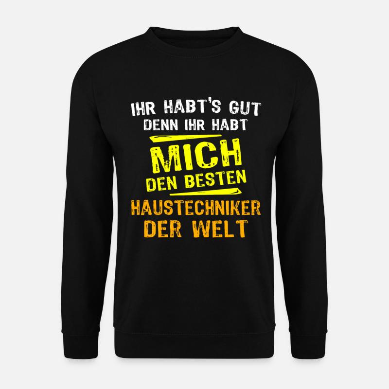 Cadeau de technicien de maison - Sweat-shirt Unisexe - noir