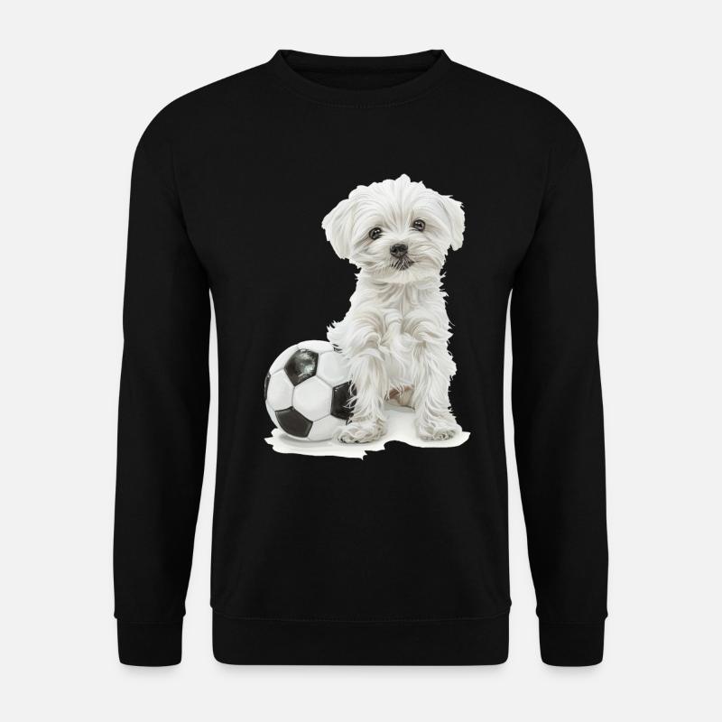 maltesisch - Unisex Pullover - Schwarz