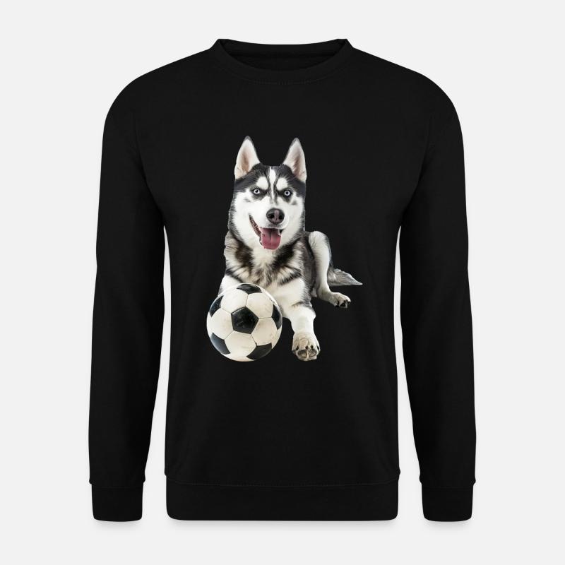 Sibirischer Husky - Unisex Pullover - Schwarz