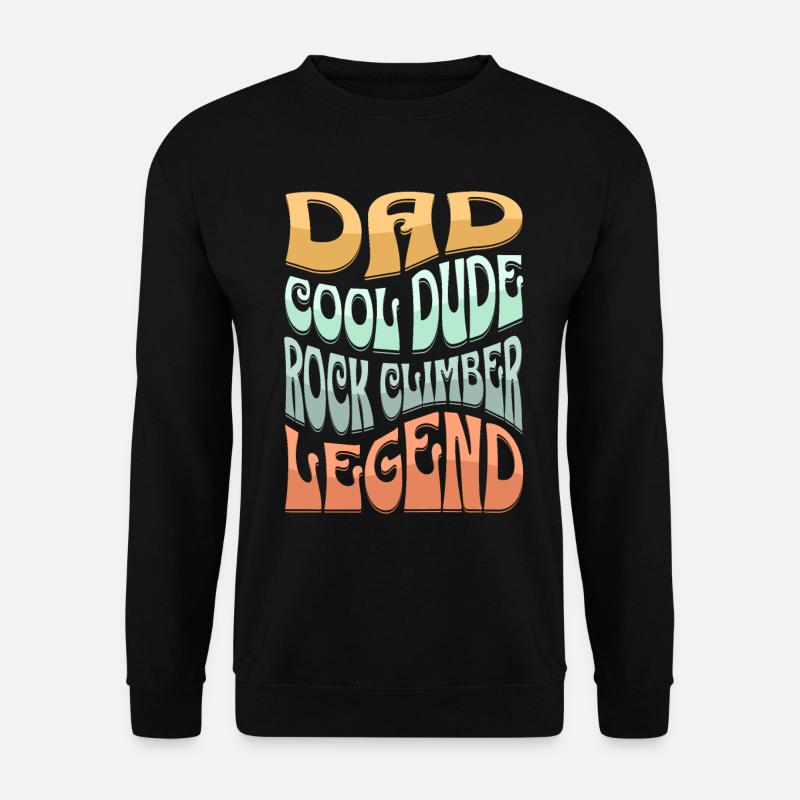 Dad Climber - Unisex Sweatshirt - black