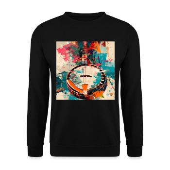 Banjo - Unisex Sweatshirt - black - Front - Alina (178cm) & Michal (187cm)