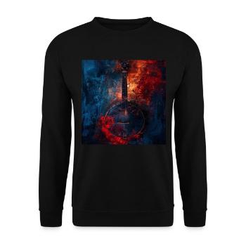 Banjo - Unisex Sweatshirt - black - Front - Alina (178cm) & Michal (187cm)