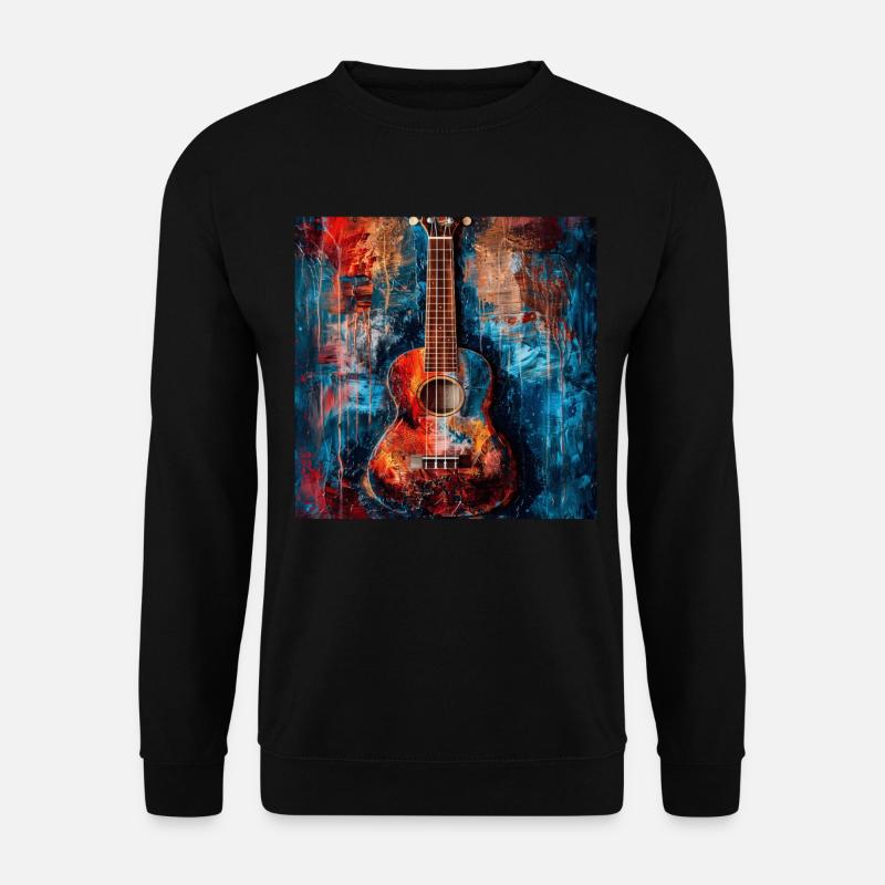 Ukulele - Unisex Sweatshirt - black