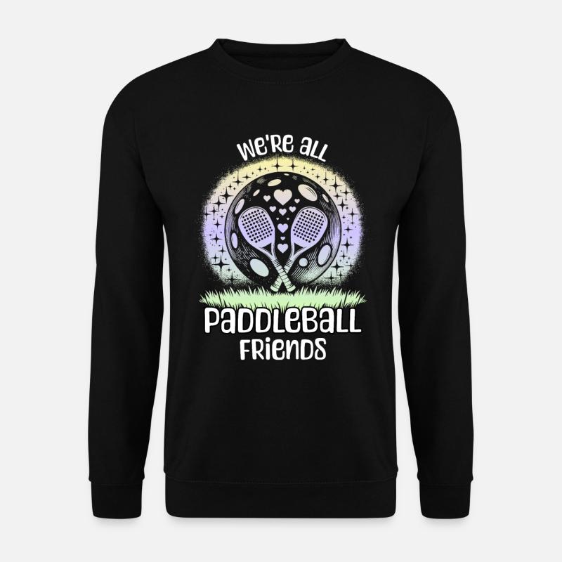 Paddleball Sprüche - Unisex Pullover - Schwarz