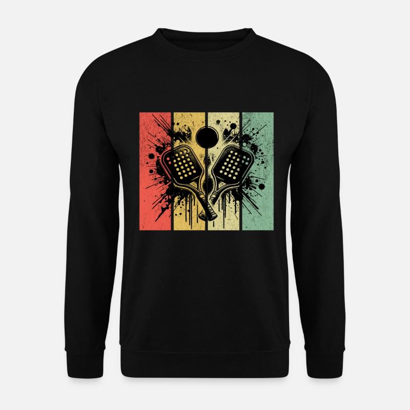 Paddleball Retro - Unisex Pullover - Schwarz