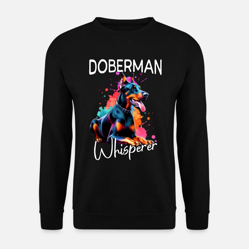 Dobermann Flüsterer - Unisex Pullover - Schwarz
