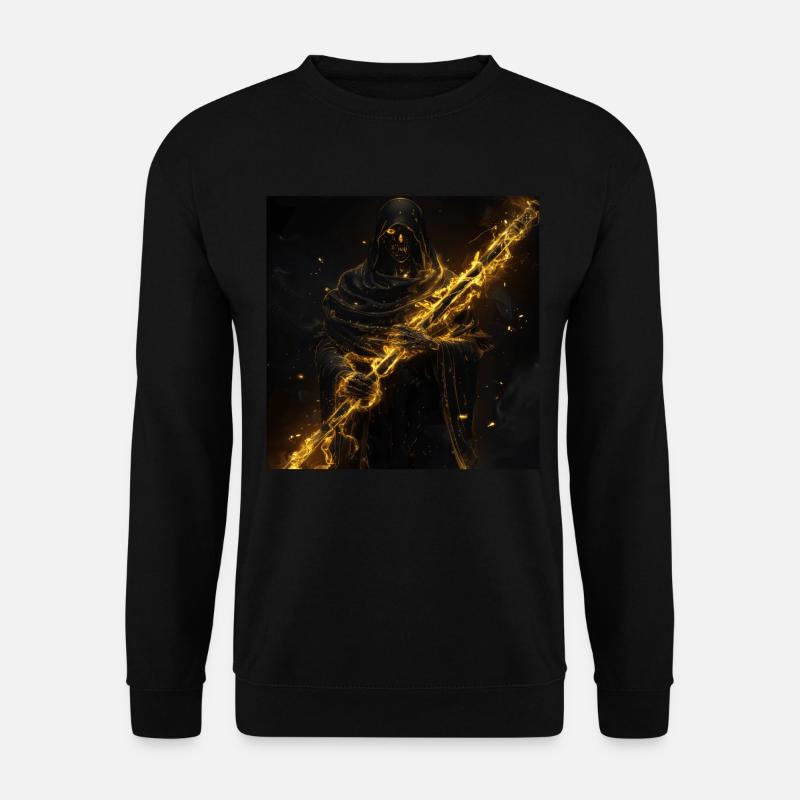 Querflöte - Unisex Pullover - Schwarz