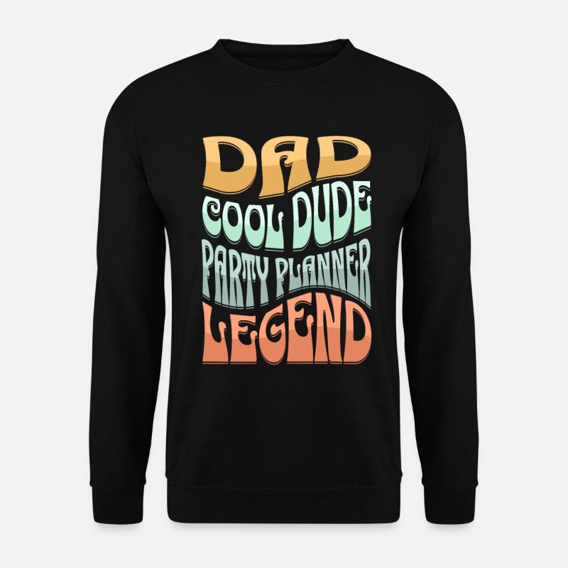 Papa Partyplaner - Unisex Pullover - Schwarz