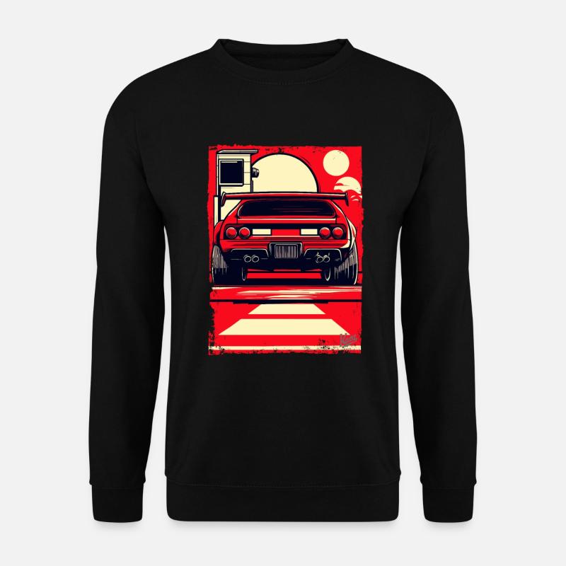 Sportwagen - Unisex Pullover - Schwarz