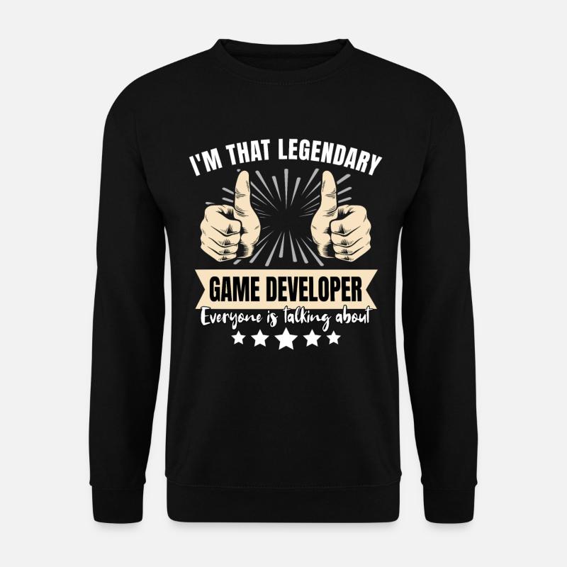 Legendärer Spieleentwickler - Unisex Pullover - Schwarz