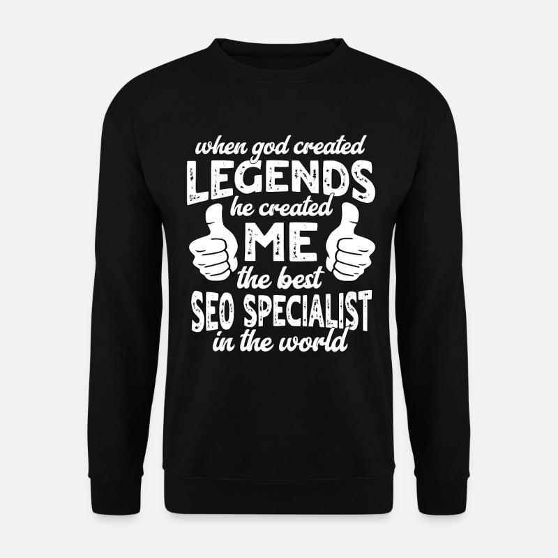 Best SEO Manager Legend - Unisex Sweatshirt - black