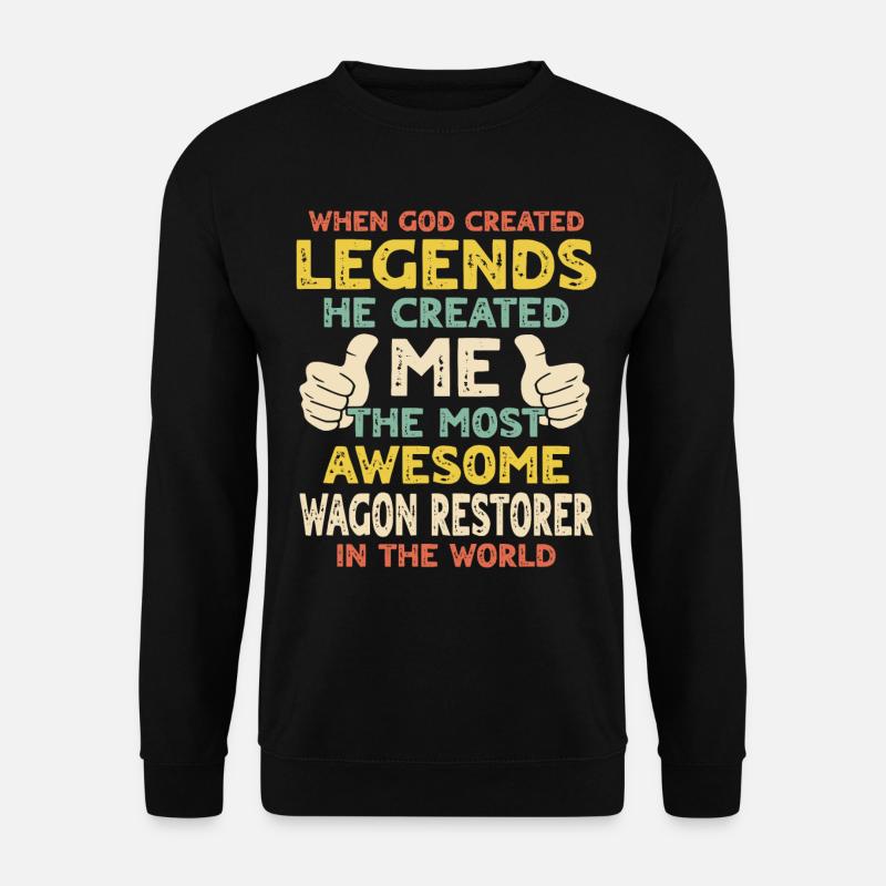 Wagenrestaurator - Unisex Pullover - Schwarz