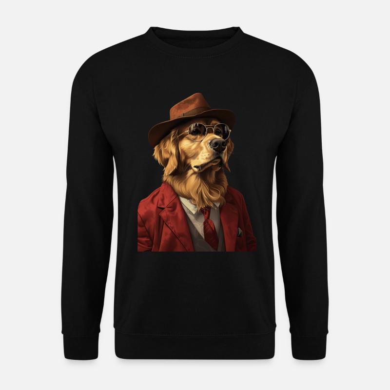 Golden Retriever - Unisex Pullover - Schwarz