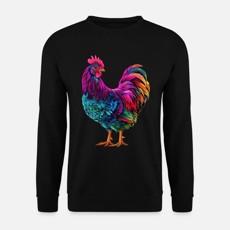 Huhn - Unisex Pullover - Schwarz