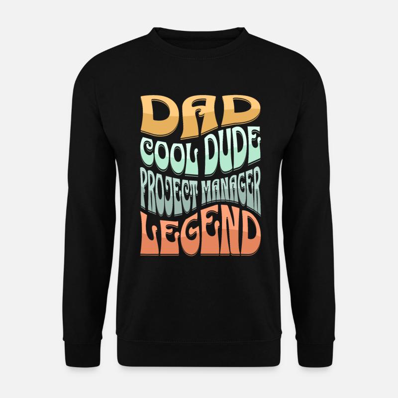 Papa Projektmanager - Unisex Pullover - Schwarz