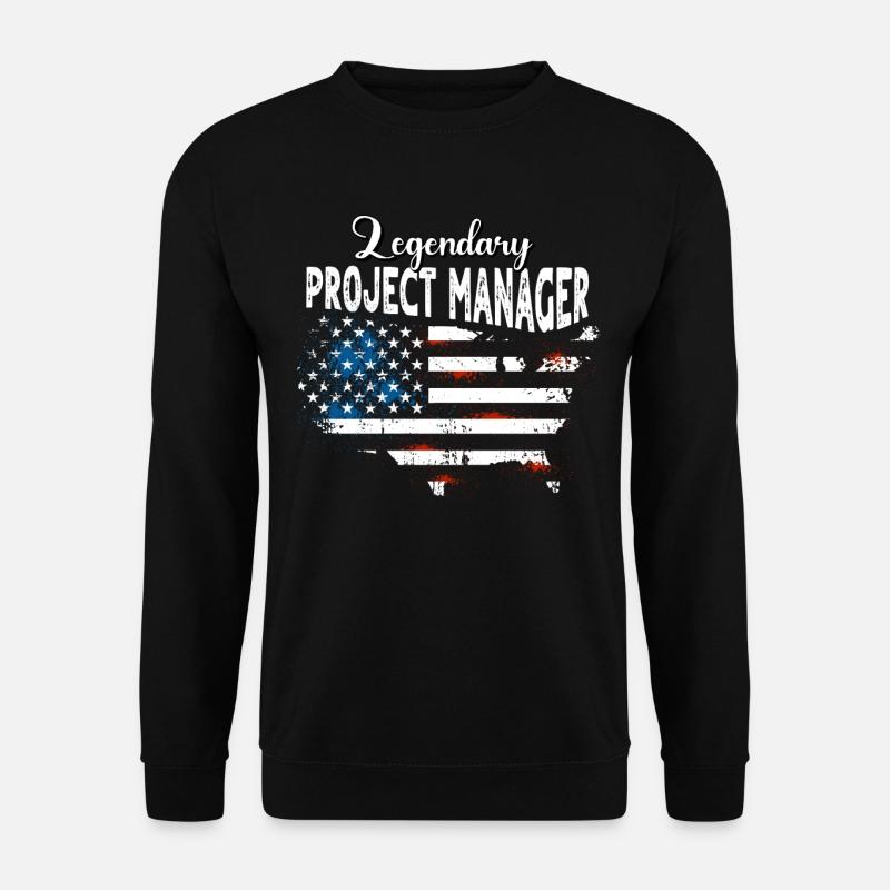 Project Manager US - Unisex Sweatshirt - black