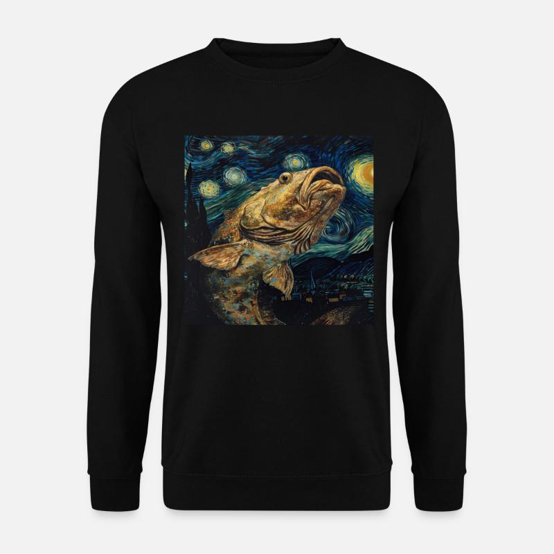 Quastenflosser - Unisex Pullover - Schwarz