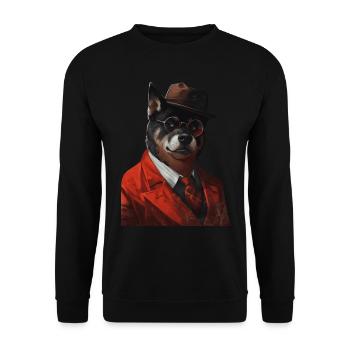 Akita - Unisex Pullover - Schwarz - Vorne - Alina (178cm) & Michal (187cm)
