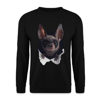 Schläger - Unisex Pullover - Schwarz - Vorne - Alina (178cm) & Michal (187cm)