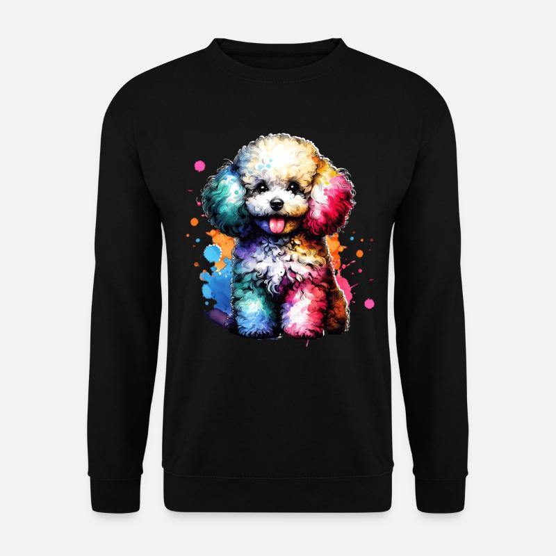 Pudel Geschenk - Unisex Pullover - Schwarz